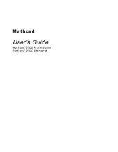 book Mathcad User’s Guide