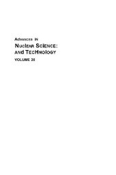 book Advances in Nuclear Science and Technology