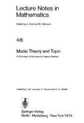 book Model Theory and Topoi: A Collection of Lectures by Various Authors