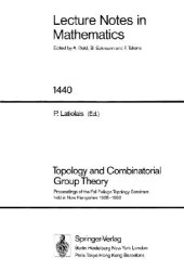 book Topology and Combinatorial Group Theory: Proceedings of the Fall Foliage Topology Seminars Held in New Hampshire