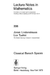 book Classical Banach Spaces