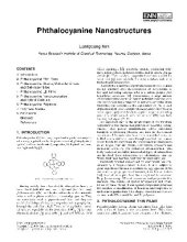 book Phthalocyanine Nanostructures
