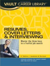 book Vault Guide to Resumes, Cover Letters & Interviewing