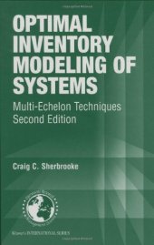 book Optimal inventory modeling of systems: multi-echelon techniques