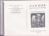 book Zakhor: Jewish History and Jewish Memory