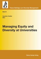 book Managing Equity and Diversity at Universities