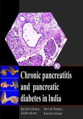 book Chronic pancreatitis and pancreatic diabetes in India