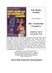 book Perry Mason und der vertauschte Casanova