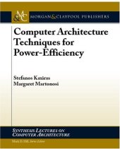 book Computer Architecture Techniques for Power-Efficiency