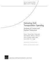 book Estimating DoD Transportation Spending: Analyses of Contract and Payment Transactions