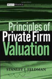 book Principles of Private Firm Valuation (Wiley Finance)