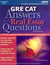 book Gre: Answers to the Real Essay Questions (Arco GRE Answers to the Real Essay Questions)