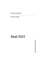 book Excel 2003: Das kompakte Know- how zum perfekten Einsatz von Excel.  German 