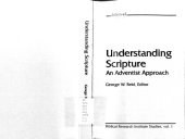 book Understanding Scripture - An Adventist Approach