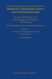 book Handbook of Quantitative Science and Technology Research: The Use of Publication and Patent Statistics in Studies of S&T Systems