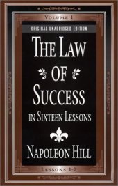 book The Law of Success In Sixteen Lessons (2 Volume Set)