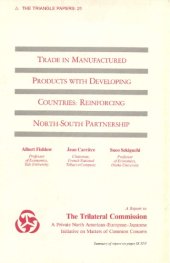 book Trade in Manufactured Products with Developing Countries: Reinforcing North-South Partnership