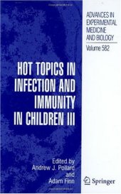 book Hot Topics in Infection and Immunity in Children III