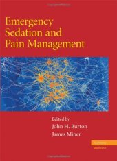 book Emergency Sedation and Pain Management (Cambridge Concise Histories)