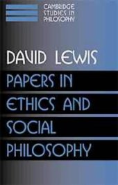 book Papers in Ethics and Social Philosophy