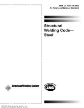 book Structural Welding Code - Steel ANSI AWS D1.1-2002 (D1.1M-2002)