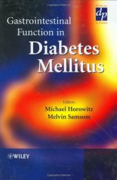 book Gastrointestinal Function in Diabetes Mellitus (Practical Diabetes)