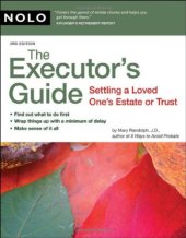 book Executor's Guide: Settling a Loved One's Estate or Trust 3rd edition