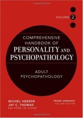 book Comprehensive Handbook of Personality and Psychopathology , Adult Psychopathology (Volume 2)