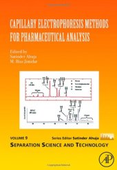 book Capillary Electrophoresis Methods for Pharmaceutical Analysis