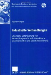 book Industrielle Verhandlungen  German 