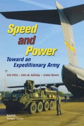 book Speed and Power: Toward an Expeditionary Army