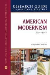 book American Modernism, 1914-1945 (Research Guide to American Literature)