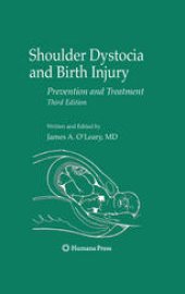 book Shoulder Dystocia and Birth Injury: Prevention and Treatment