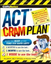 book CliffsNotes ACT Cram Plan