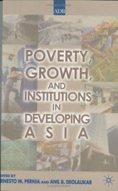 book Poverty, Growth, and Institutions in Developing Asia (Asian Development Bank Books)