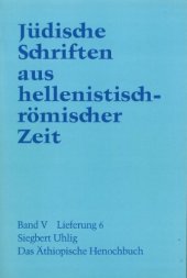 book Das äthiopische Henochbuch (Jüdische Schriften aus hellenistisch-römischer Zeit JSHRZ V,6)