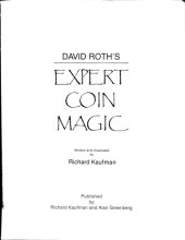 book David Roth's Expert Coin Magic