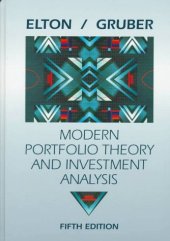 book Modern Portfolio Theory and Investment Analysis