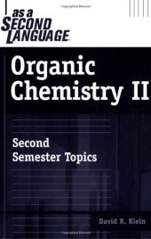 book Organic Chemistry II as a Second Language: Second Semester Topics