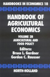 book Handbook of Agricultural Economics, Volume V2B: Agricultural and Food Policy