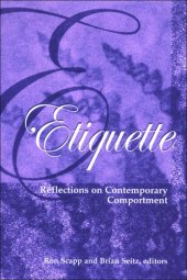 book Etiquette: Reflections on Contemporary Comportment