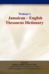 book Websters Jamaican - English Thesaurus Dictionary