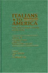 book Italians to America, Volume 16 November 1900-April 1901: Lists of Passengers Arriving at U.S. Ports