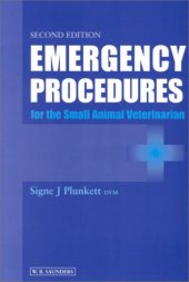 book Emergency Procedures for the Small Animal Veterinarian 2nd Edition