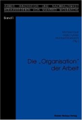 book Die 'Organisation' der Arbeit