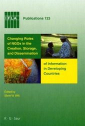 book IFLA 123: Changing Roles Of NGO's In Developing Countries (IFLA Publications)