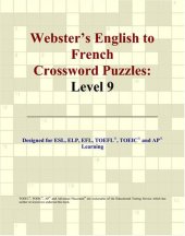 book Webster's English to French Crossword Puzzles: Level 9