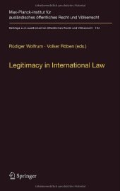 book Legitimacy in International Law