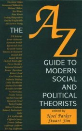 book The A-Z Guide to Modern Social and Political Theorists