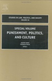 book Punishment, Politics and Culture, Volume 30 (Studies in Law, Politics, and Society)